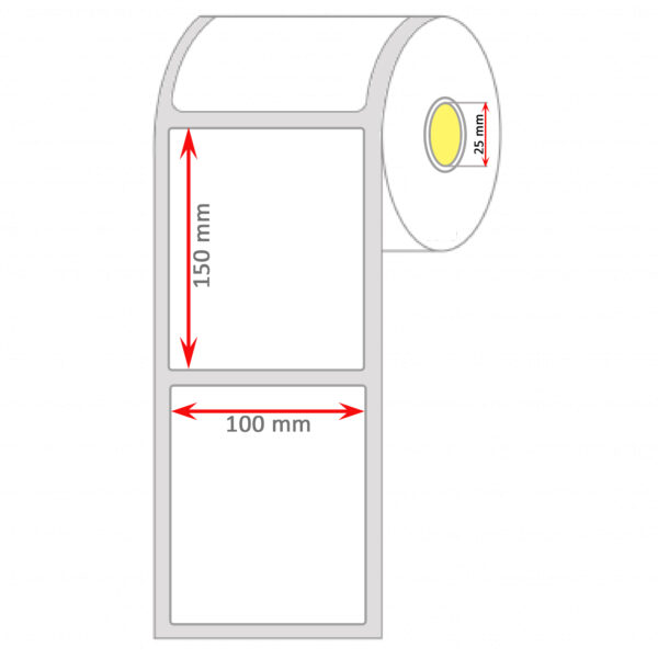 Direct Thermal Transfer Labels Rolls For Ecommerce Shipping Labels 4x6 inches / 100x150 mm (400 Pcs Per Roll) - Image 4