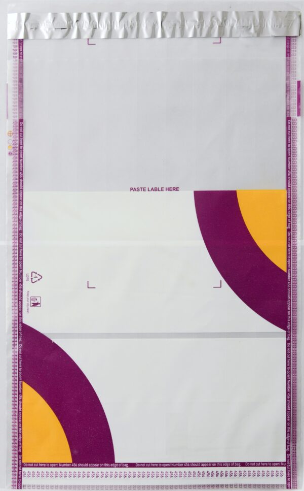 meesho transperant courier bag